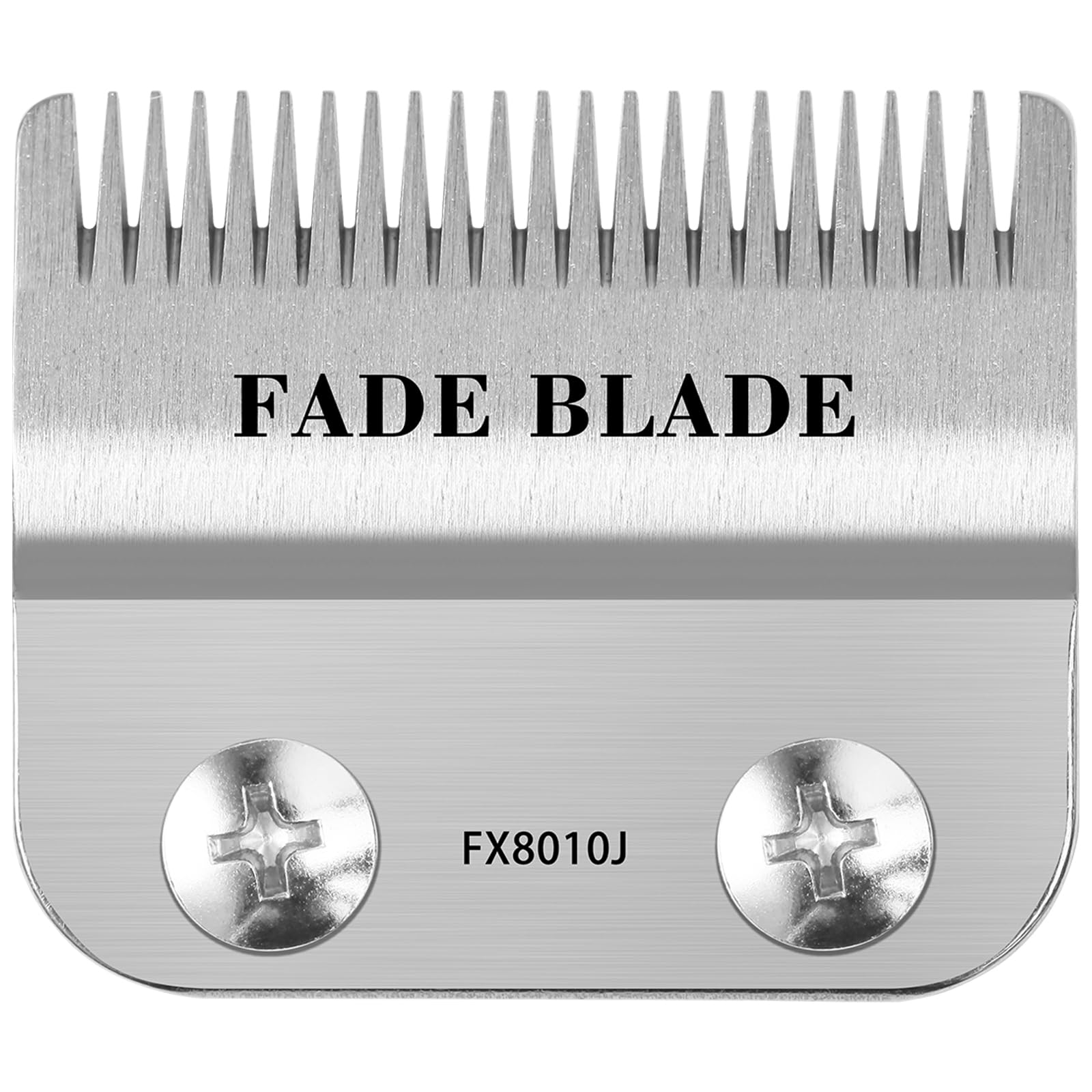 FX8010J Replacement Fade Clipper Blade Fits for BaBylissPRO FX870, FX890, FX825, FX673 Models, Stainless Steel Replacement Blade Compatible with Babyliss Clipper Blades, Silver