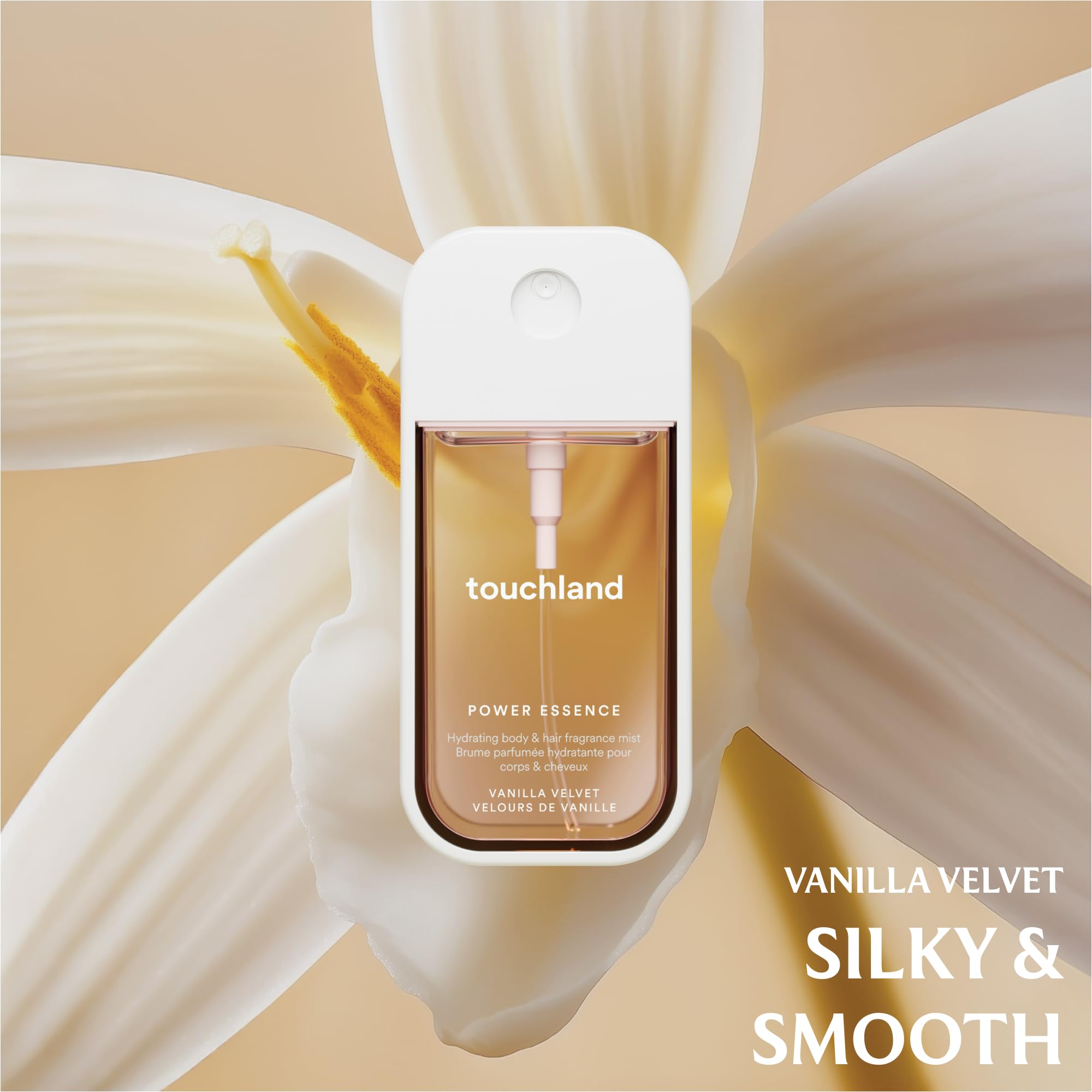 Touchland Vanilla Indulgence Hand Sanitizer & Body Mist Set Travel Size