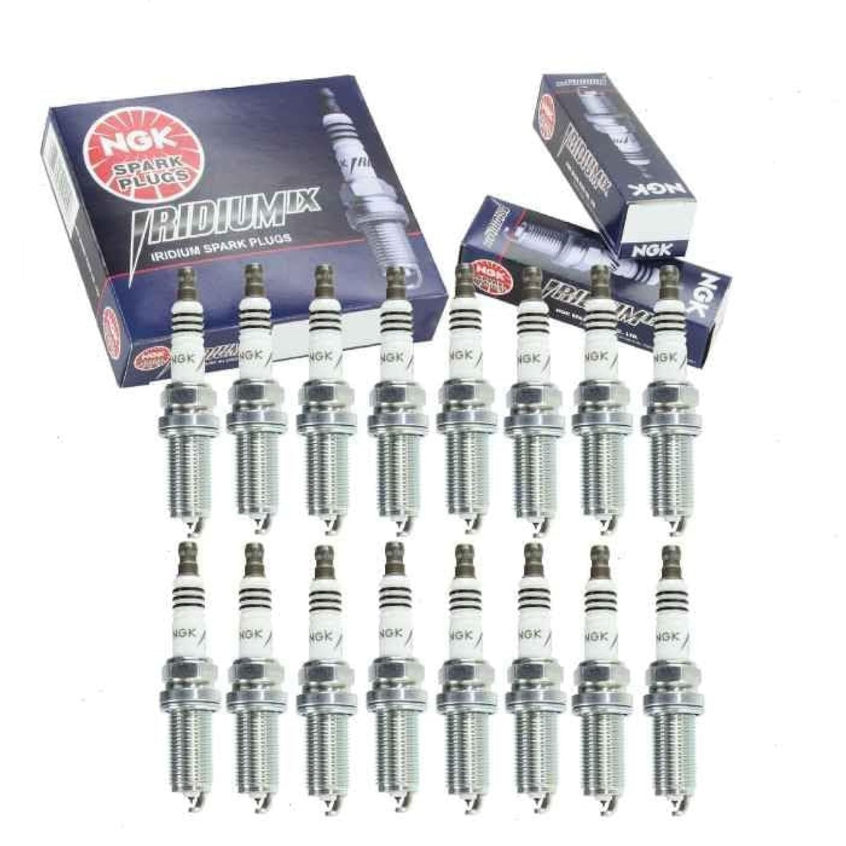 16 pc NGK Iridium IX Spark Plugs compatible with Dodge Ram 1500 5.7L V8 2009-2010