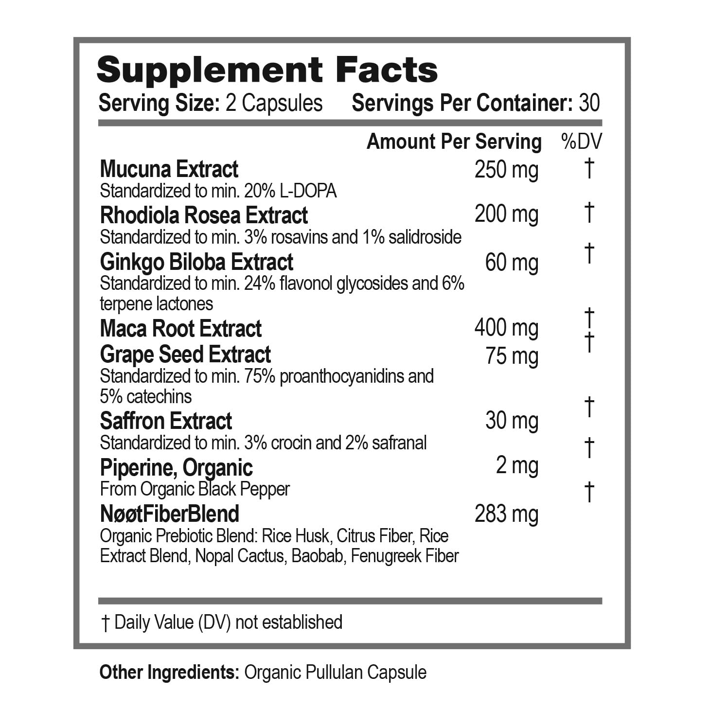 NOOT Happy Me – Natural Mood Support Supplement for Women & Men | Saffron Supplement with Rhodiola & Maca Adaptogens | Supports Calm & Emotional Balance | Vegan, Plant-Based Happy Pills | 60 Capsules