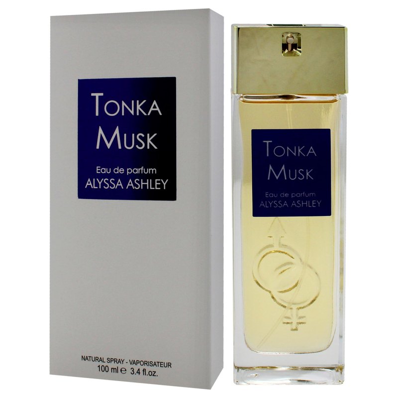 Alyssa Ashley Tonka Musk - Perfumes for Women and Cologne for Men - Long Lasting Amber Fragrance - Mens Cologne - 3.4 oz EDP Spray