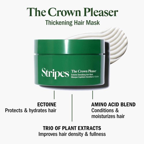 Stripes Naomi Watts Helping Strands Bundle Scalp Serum Hair Thickening Mask Full Size Improves Density And Thickness Creates Shine