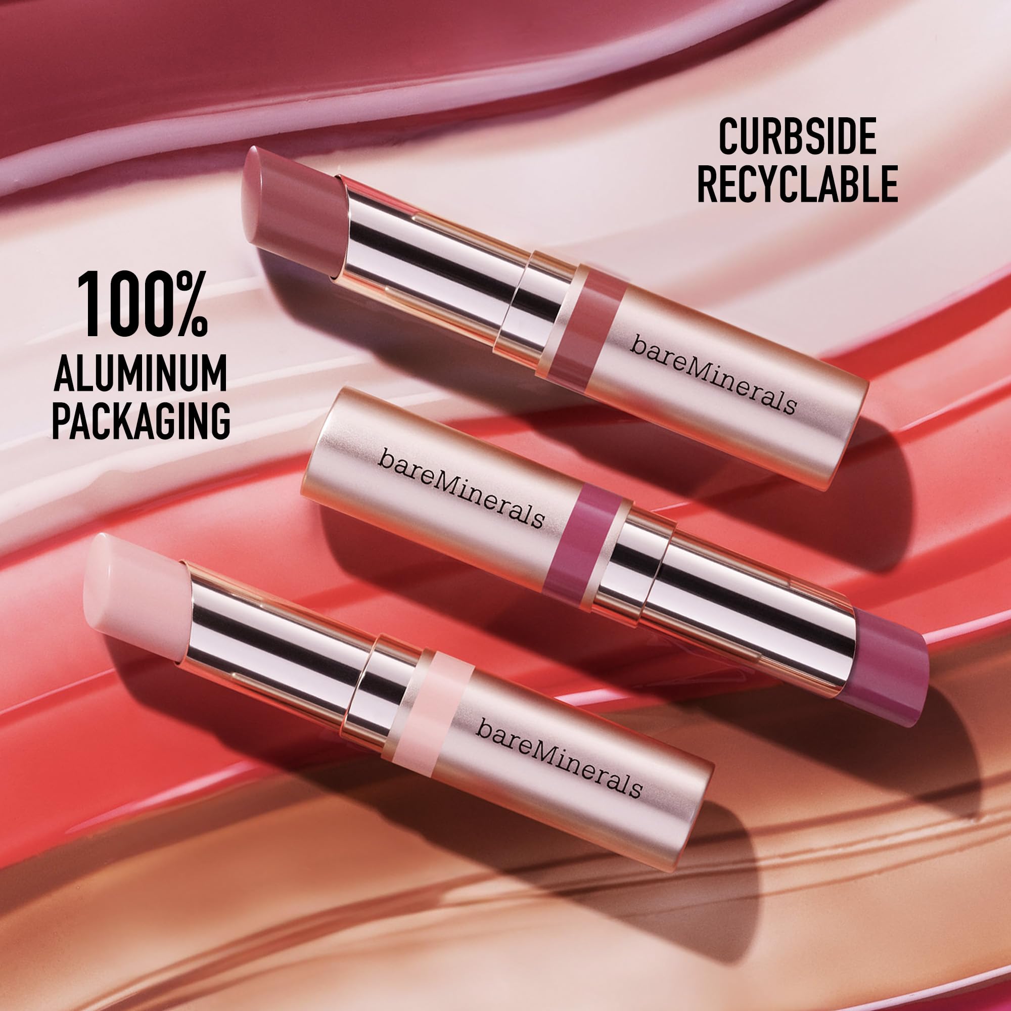 bareMinerals Dewy Lip Gloss-Balm, Devotion, Vegan, Cruelty-Free & Dermatologist-Tested
