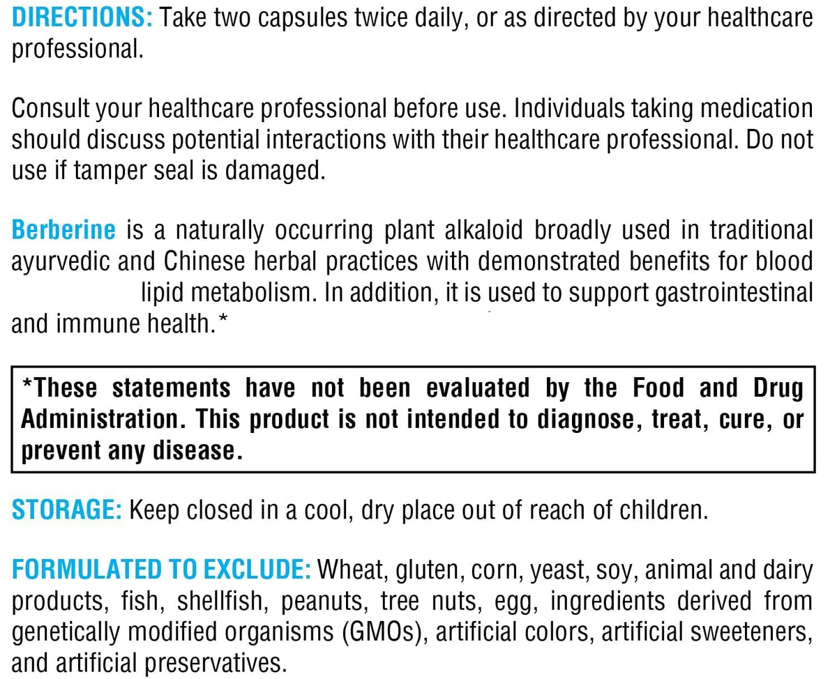 XYMOGEN Berberine - Plant-Based Berberine HCl Supplement for Cellular Metabolic & Immune Support* - Non-GMO, Gluten-Free, Vegan - 120 Capsules