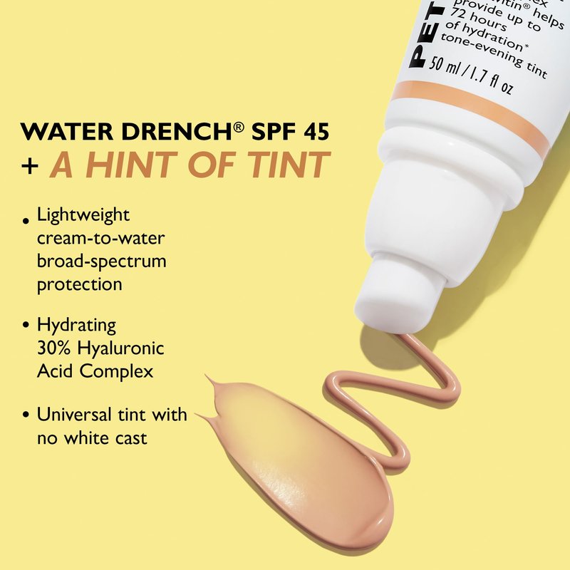 Peter Thomas Roth | Water Drench® Broad Spectrum SPF 45 Hyaluronic Cloud Sheer Tint Moisturizer