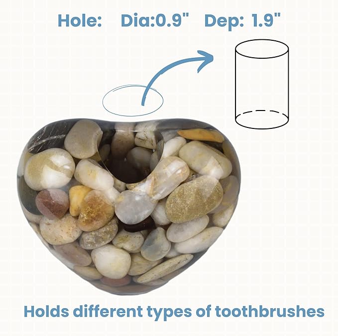 Toothbrush Holders for Bathroom Countertop, Toothbrush Stand, Single Toothbrush Holder Small Mini Tooth Brush Holder