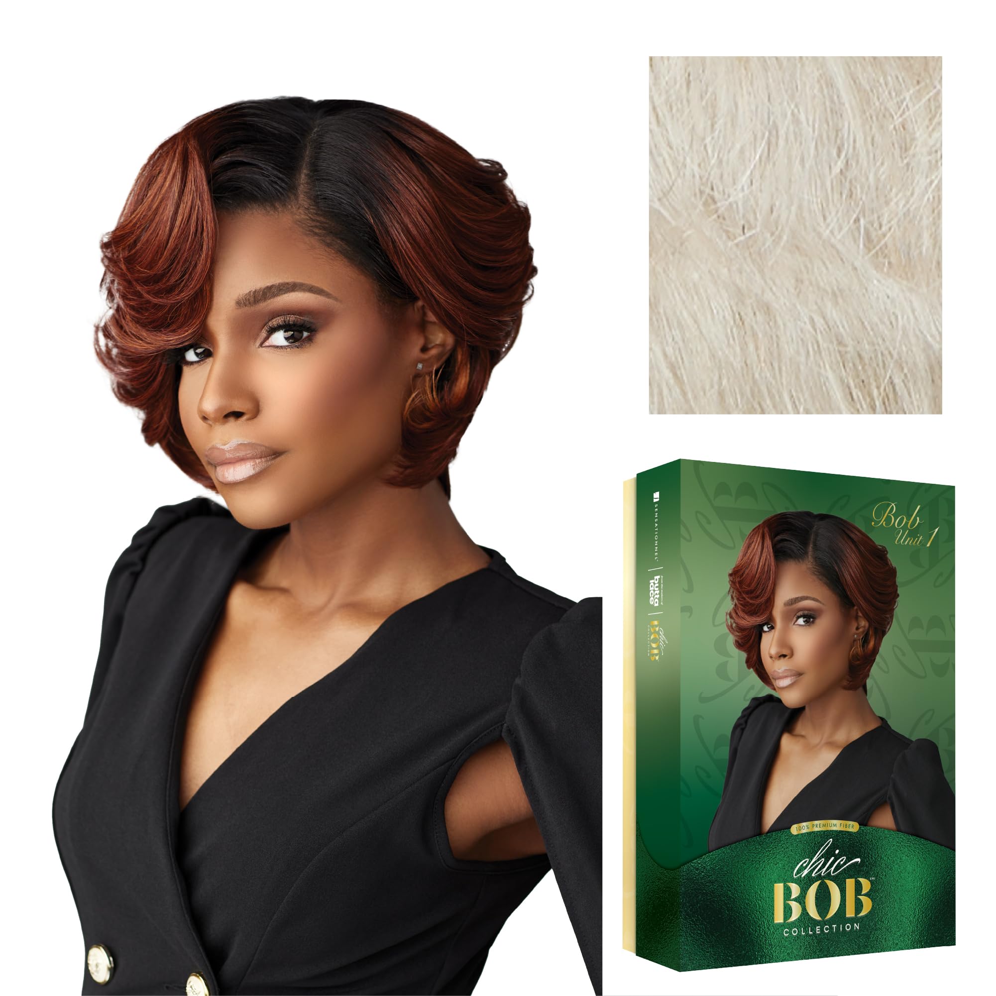 Sensationnel Chicbob Lace Frontwig - Bob Unit 1