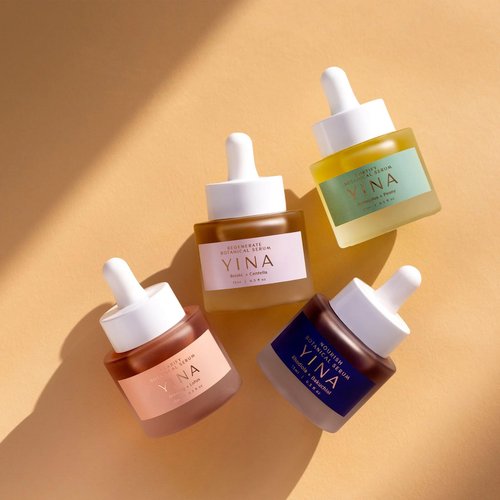 YINA - Clarify Botanical Serum With Ginseng + Lotus | Sustainable, Cruelty-Free, Clean Skincare (0.5 fl oz | 15 ml)