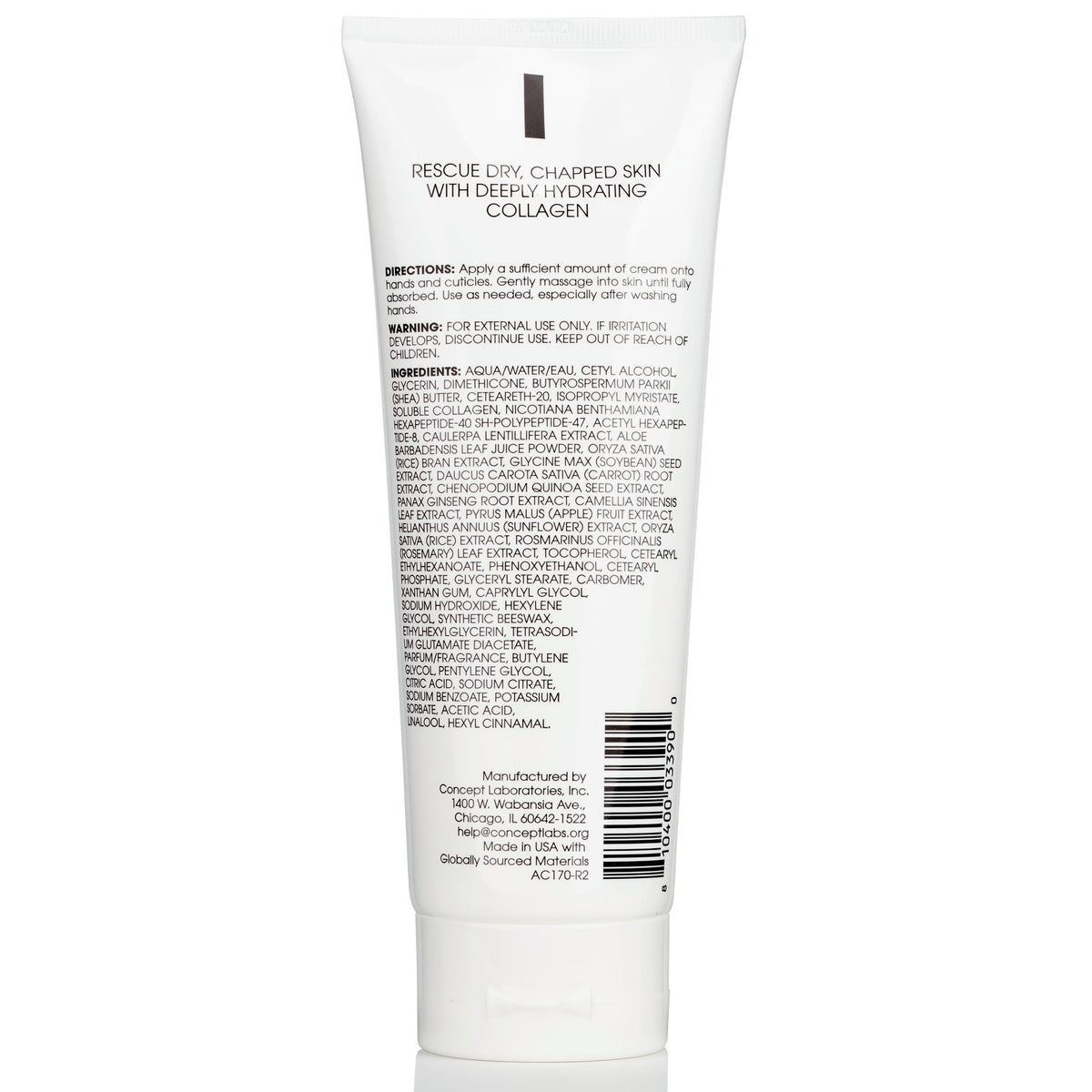 Advanced Clinicals Collagen Hand & Body Cream Skin Care Moisturizer Lotion For Dry Cracked Skin. Soothing & Hydrating Plant Collagen Lotion W/Aloe Vera, Green Tea, & Shea Butter, Large 8 Fl Oz