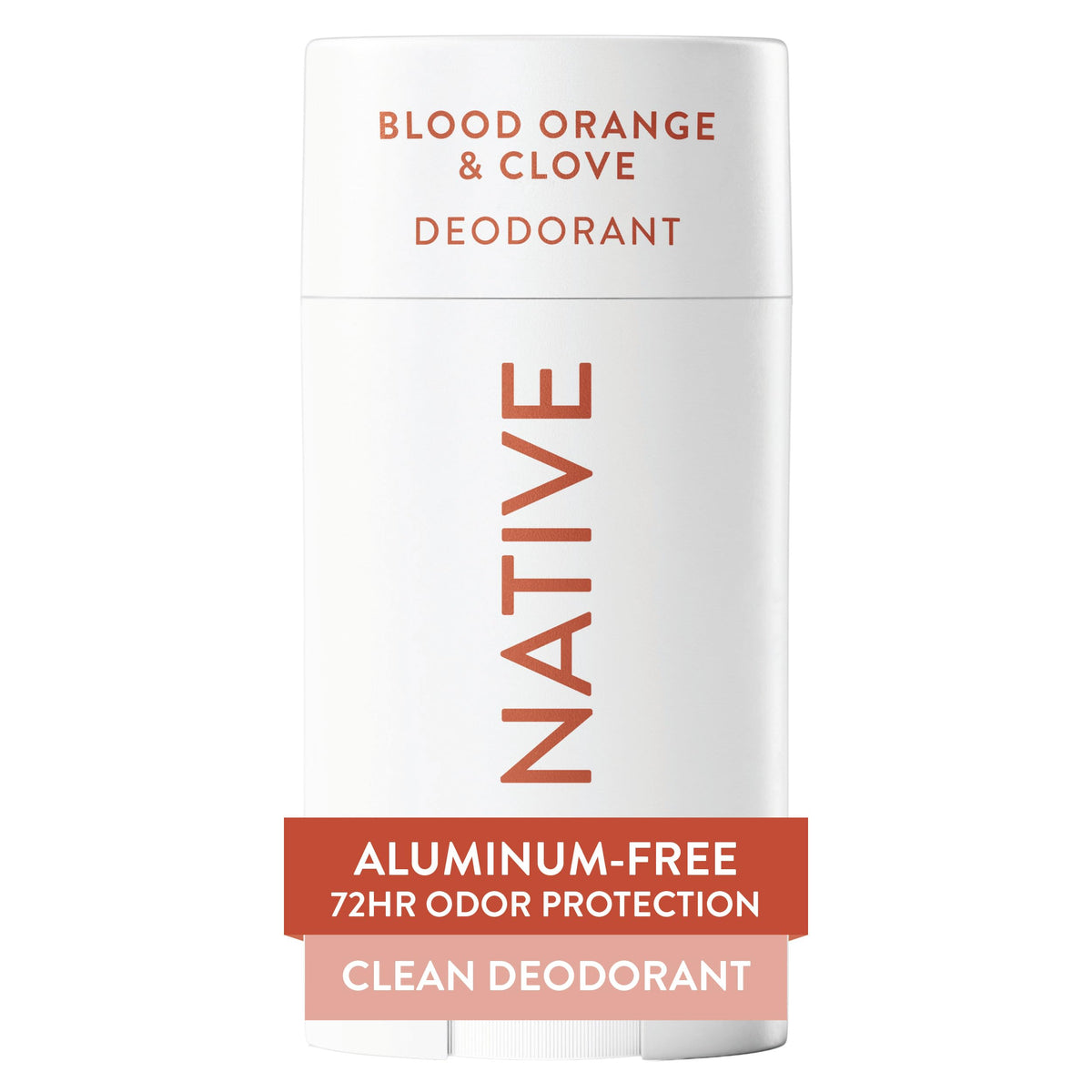 Native Deodorant Contains Naturally Derived Ingredients, 72 Hour Odor Control, Deodorant for Women and Men, Aluminum Free, Blood Orange & Clove 2.65oz