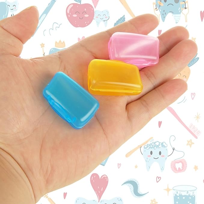 STARVAST 200 PCS Travel Toothbrush Head Covers, Portable Toothbrush Pod Caps Case Protector for Home and Outdoor
