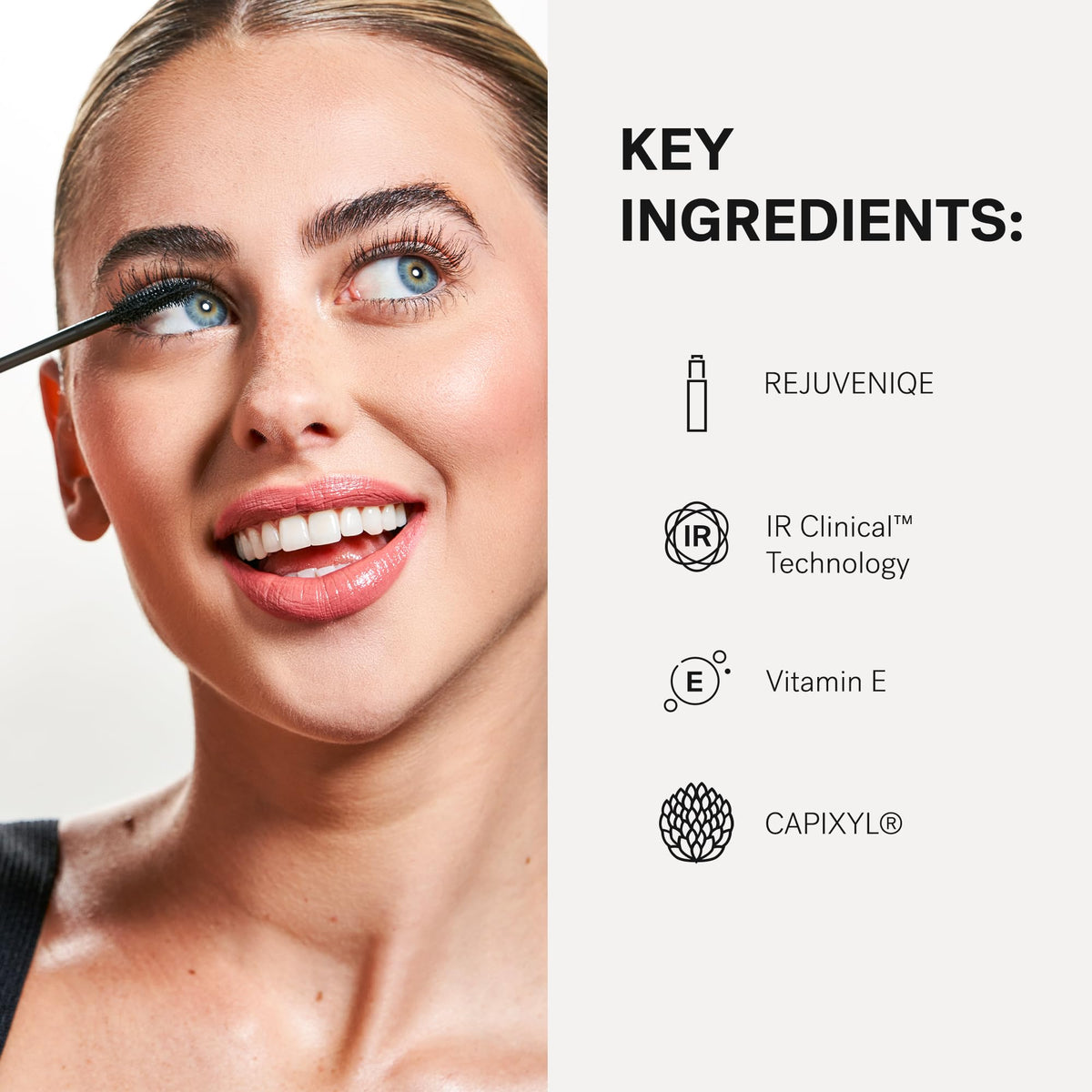 MONAT IR Clinical™ Mascara – Fuller, Longer-Looking Lashes with Instant Volume and Definition, Smudge-Resistant Long-Wear Formula that Nourishes and Strengthens with Melatonin, Caffeine & REJUVENIQE®