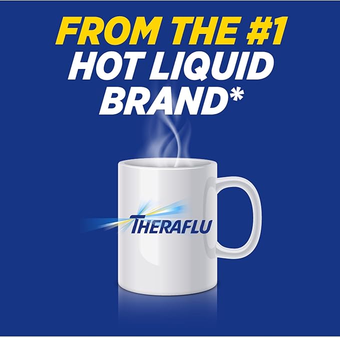 Theraflu Combo Daytime and Nighttime Severe Cold Relief Honey Lemon Flavor Powder_ and Daytime Severe Cold Relief Berry Burst Flavor Powder, _6 Daytime + 6 Nighttime, and 6 Berry Burst Powder Packets