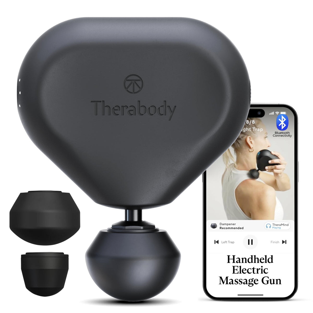 TheraGun Mini (3rd Generation) by Therabody – Ultra-Portable Massage Gun and Travel Essential for Fast, Effective Pain and Tension Relief Anywhere (Black)