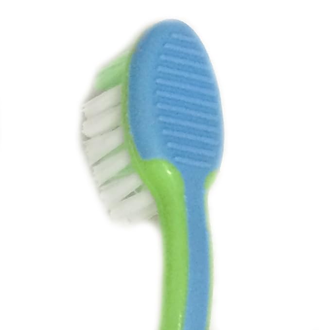 Secret for Longevity 4 Pack BPA Free Extra Soft Kids Childrens Toddler Child Toothbrush Set Easy Grip (3-8 Year Old)