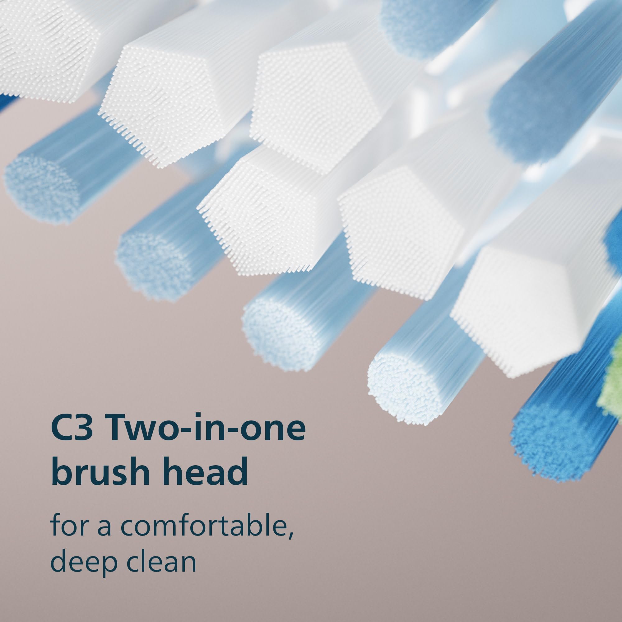 Philips Sonicare 5900 Series Electric Toothbrush, Pressure Sensor, 6 Brushing Settings, SmarTimer, BrushPacer, 21-Day Runtime, Gentle Professional-Clean Feel, for Sensitive Gums, Navy, HX7133/02