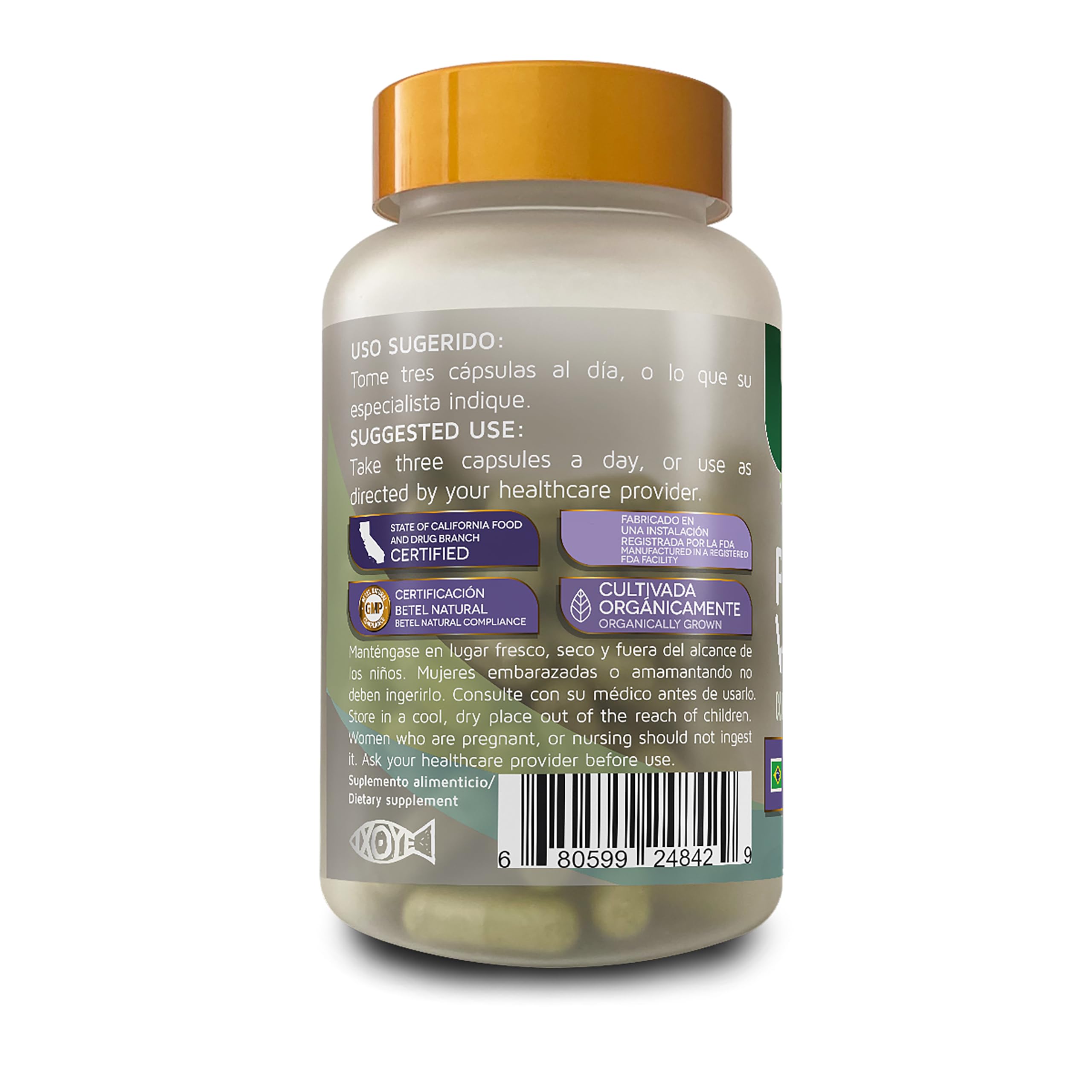 Betel Natural Pata de Vaca (Cows Foot Herb) Natural Superfood from Brazil - 1500 mg Per Serving