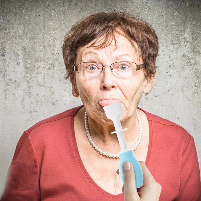 Baluue Tongue Suction Device and Puller Oral Muscle Trainer for Speech Rehabilitation Swallowing Exercises and Tongue Tip Training for Adults
