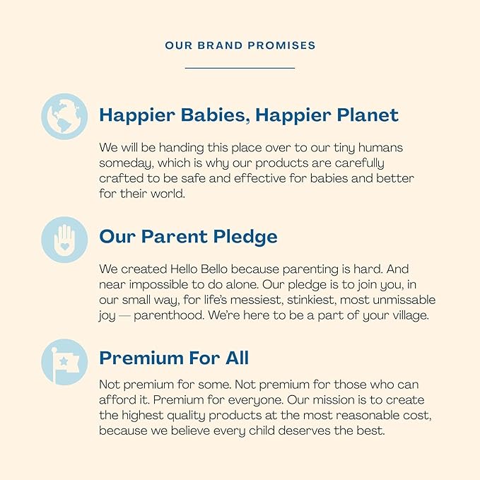 Hello Bello Extra Gentle Unscented Baby Wipes, Plant Based, Made with 99% Water and Aloe for Babies and Kids, 60 Count (Pack of 9) Total 540 Count