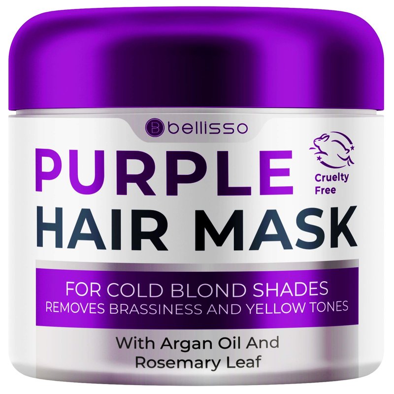 BELLISSO Purple Hair Mask and Purple Shampoo and Conditioner