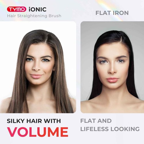 Rotating Curling Iron for Beach Waves + TYMO One-Step Hair Straightening