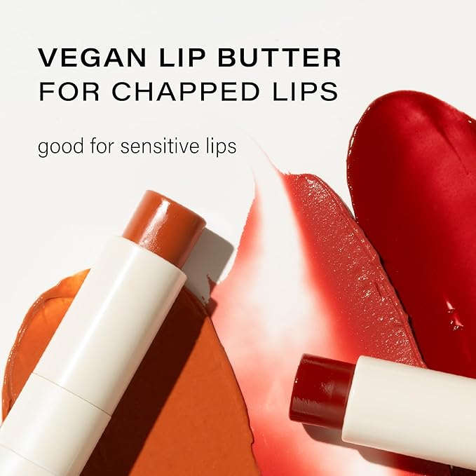 Melixir Vegan Lip Butter (12 Colors), Hydrating Lip Balm Stick, Bee-Free, Petrolatum-Free, Plant-Based, Moisturizes Dry & Chapped Lips With Shea Butter, Sheer, Natural Finish - #01 Agave(Clear)