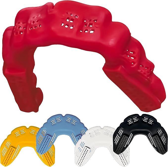 Braces Mouthguard, Bulletproof: World’s Thinnest & Strongest Sports Mouth Guard for Braces! Wrestling Football Basketball Hockey Rugby Lacrosse BJJ MMA Boxing Mouthpiece. Adult Youth Kids Mouth Piece