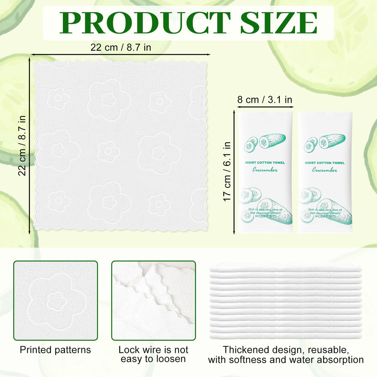 Moist Cotton Towel Bulk Moist Towelettes Individually Wrapped,White Towel Services,Refreshment Pre Moistened Towels for Dentist Travel Sport Party Hotel 50,Lemon