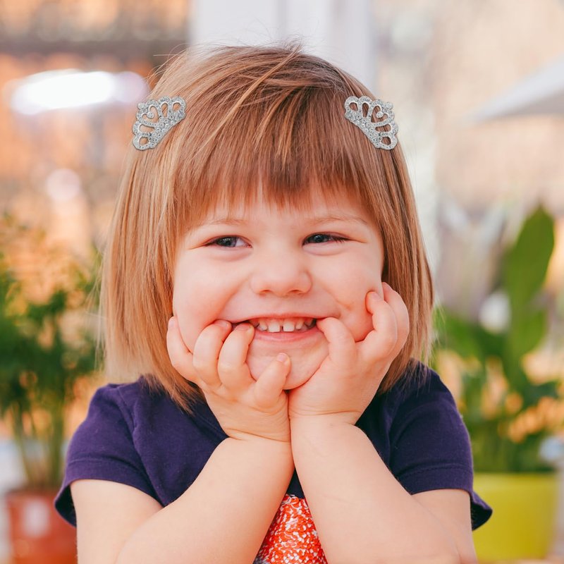 BIUDECO Hair Clips for Rhinestone Hair Accessories, 48 Pcs Girls Barrettes for Girls, Little Girl Tiaras for Women Crown, Fashionable and Cute Comb