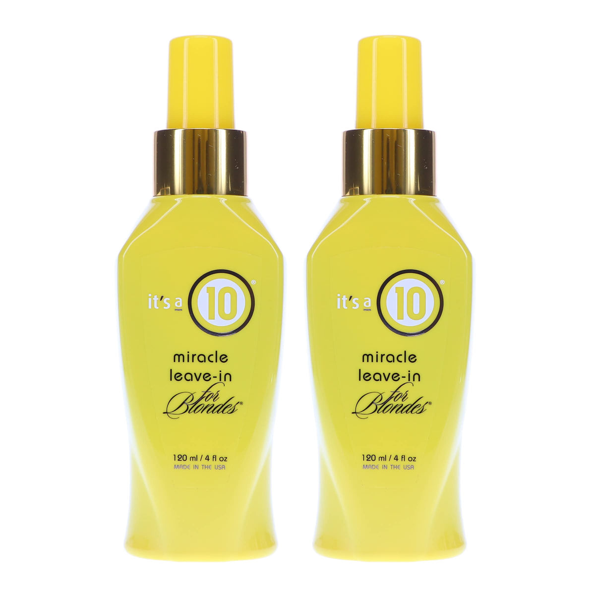ITS A 10 by It's a 10 MIRACLE LEAVE IN PRODUCT FOR BLONDES 4 OZ (Package Of 2)