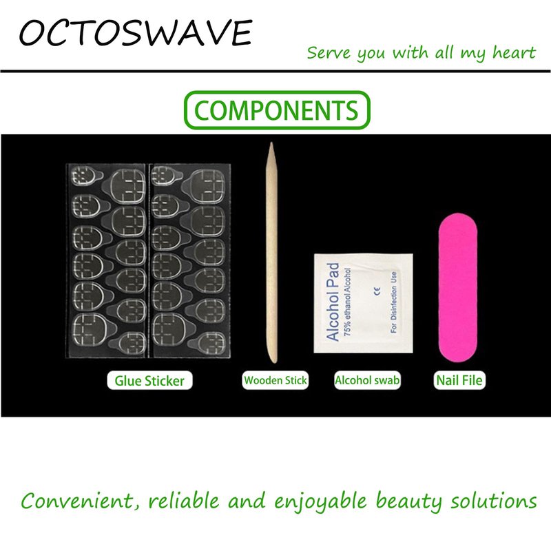 OCTOSWAVE Long Square Press on Nails - Leopard & 3D Black Bow French Tip Nude Pink Acrylic Glue on Nails, 24 Pcs Y2K Trendy Fake Nails for Women
