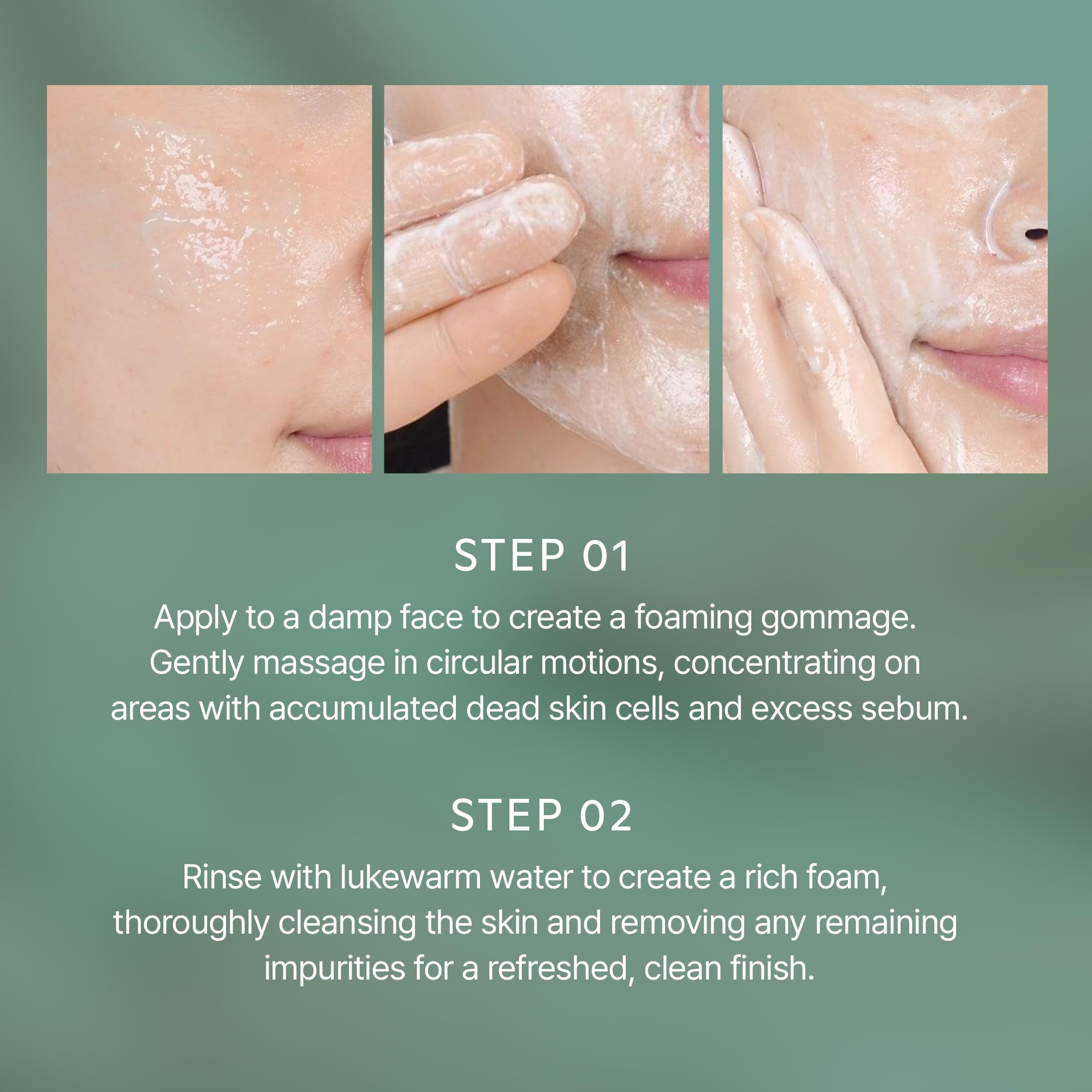 shaishaishai GREEN PAPAYA Body & Face Peeling Cleanser, Papaya Enzyme Exfoliator, Gentle AHA & BHA for Deep Cleansing, Soothing 10% Centella Asiatica, Removes Blackheads, 5.07 Fl Oz