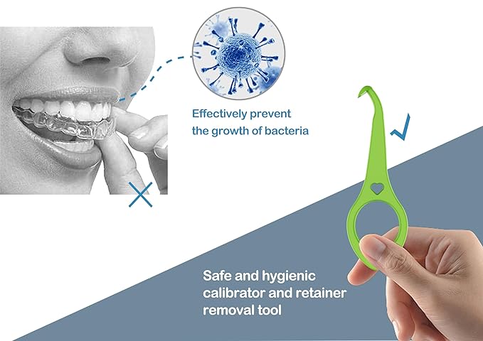 Clear aligner removal tool-invisible removable braces, invisible aligner remover-aligner remover-fixer remover(40PCS)