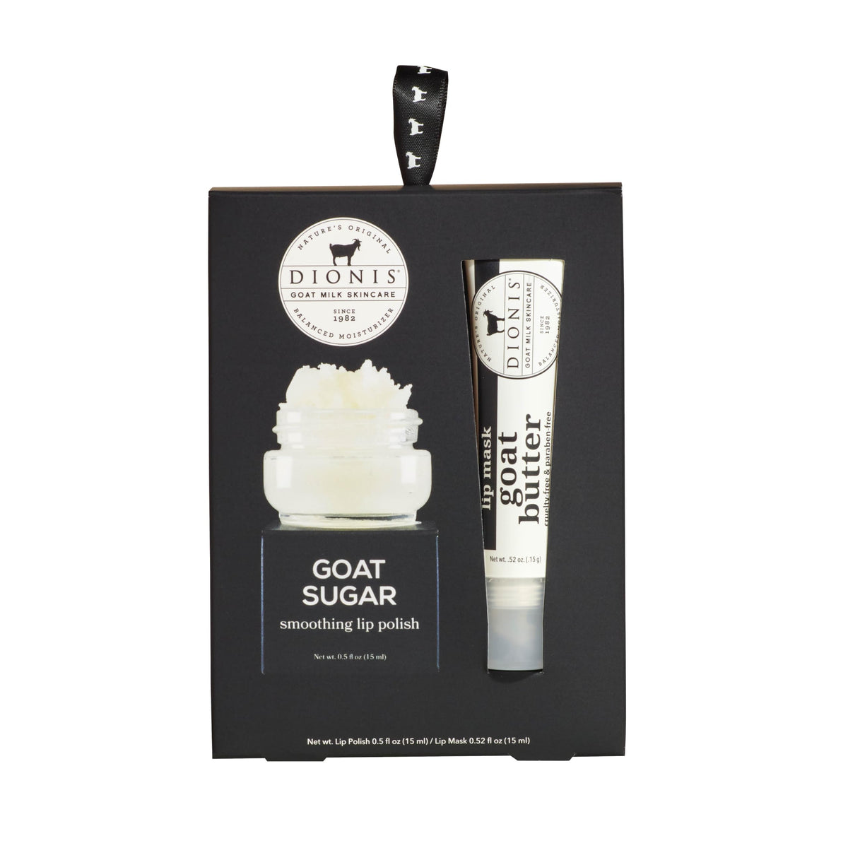 Dionis Goat Milk Exfoliating Lip Polish & Hydrating Lip Mask – for Dry, Chapped Lips, Safe for Sensitive Skin (Pack of 2)