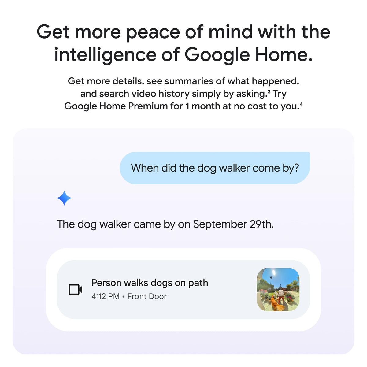 Google Nest Doorbell (Wired, 3rd Gen) - 2K Video and Gemini, Live View, Night Vision, 2-Way Audio - Works with Google Home - 2025 Model - Linen