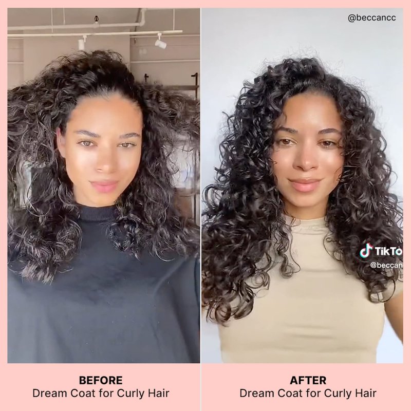 COLOR WOW Dream Duo for Curly Hair- Switch up your style from curly to straight and back again. Featuring DREAM COAT and DREAM COAT CURLY with advanced frizz control + heat protectants for glossy hair