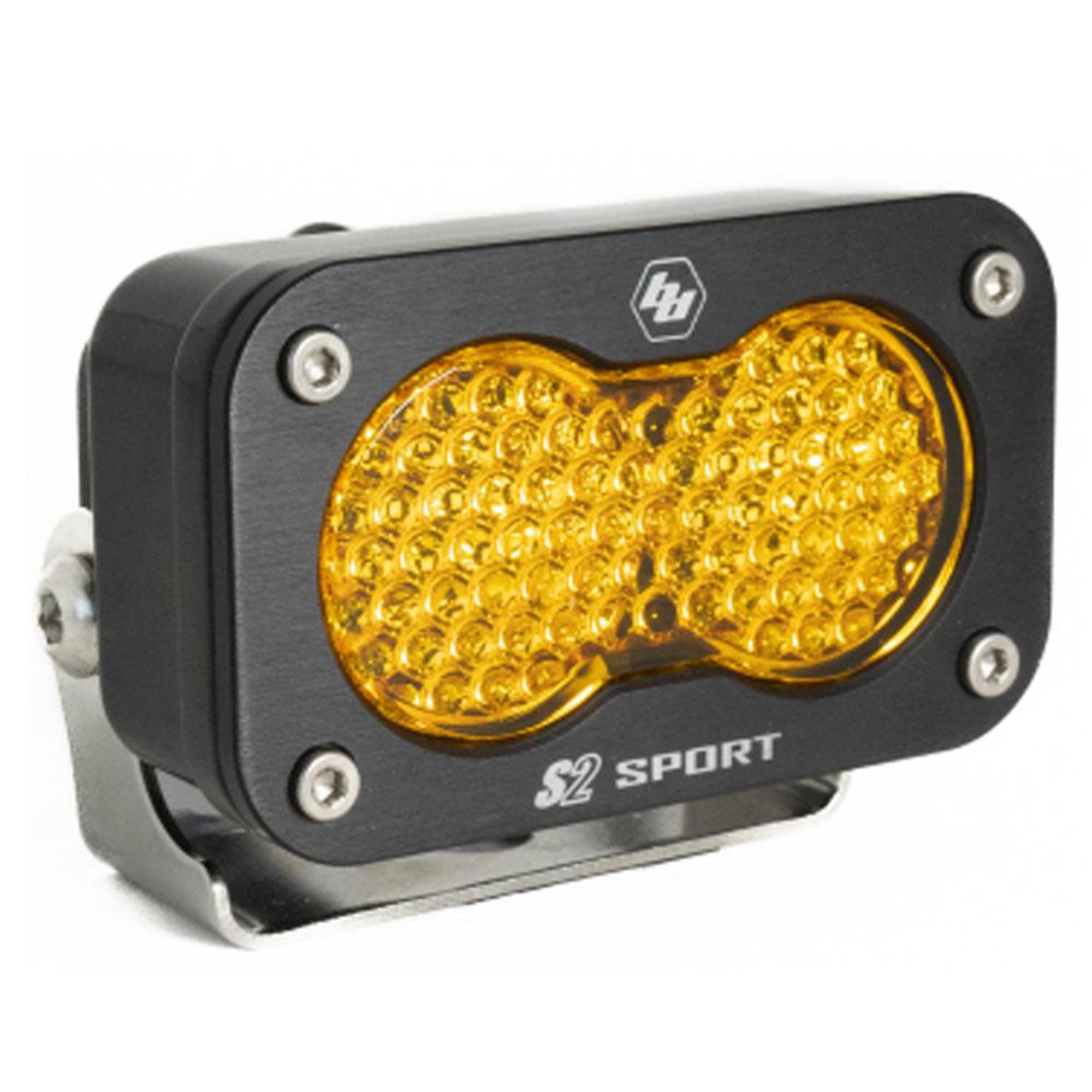 Baja Designs S2 Sport Black LED Light Pod (Work/Scene; Amber)