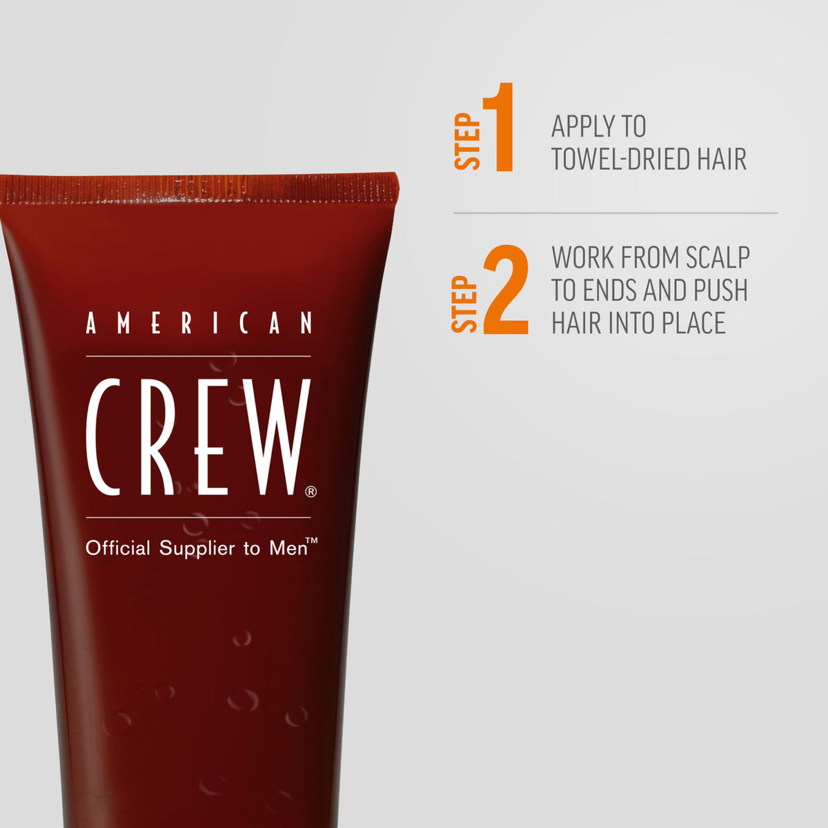 American Crew Men's Hair Styling Gel, Firm Hold, Non-Flaking, 3.3 fl oz