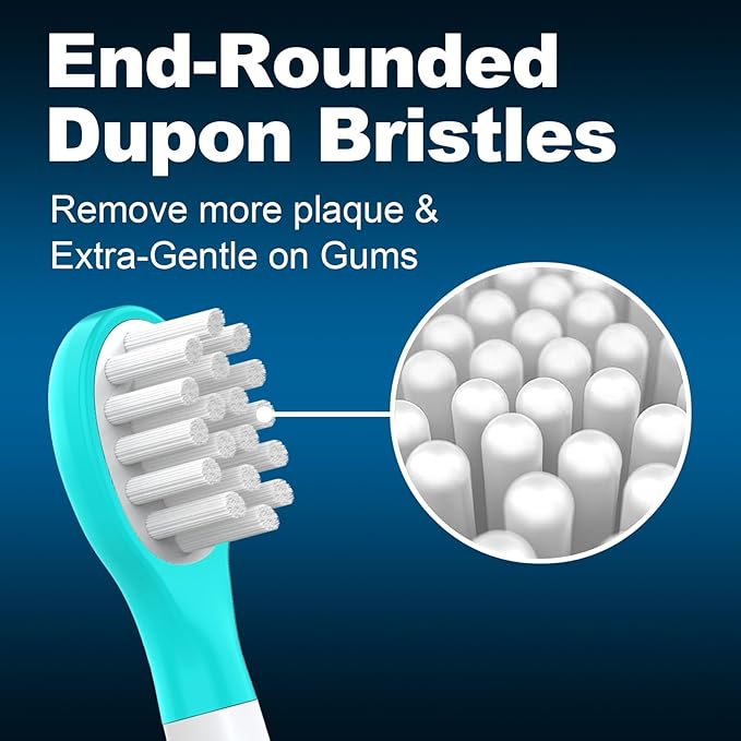 Kids Replacement Toothbrush Heads 10 Pack for Philips Sonicare Electric Toothbrush Soft Brush Head for Child 3-7 for Boy Girl,Blue
