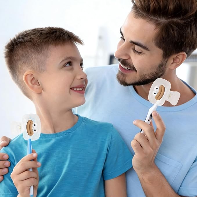 Upgrade Travel Toothbrush Head Covers Toothbrush Protector Cap Brush Pod Case Protective Portable Plastic Clip for Household Travel, Bathroom, School, Camping, Business (S, 2 Pack)