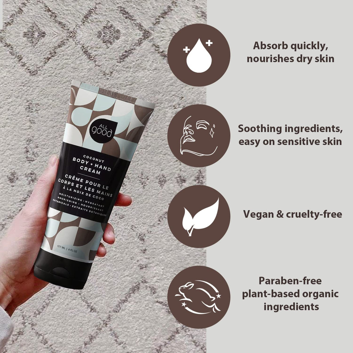 All Good Body Lotion (2-Pack, Coconut)