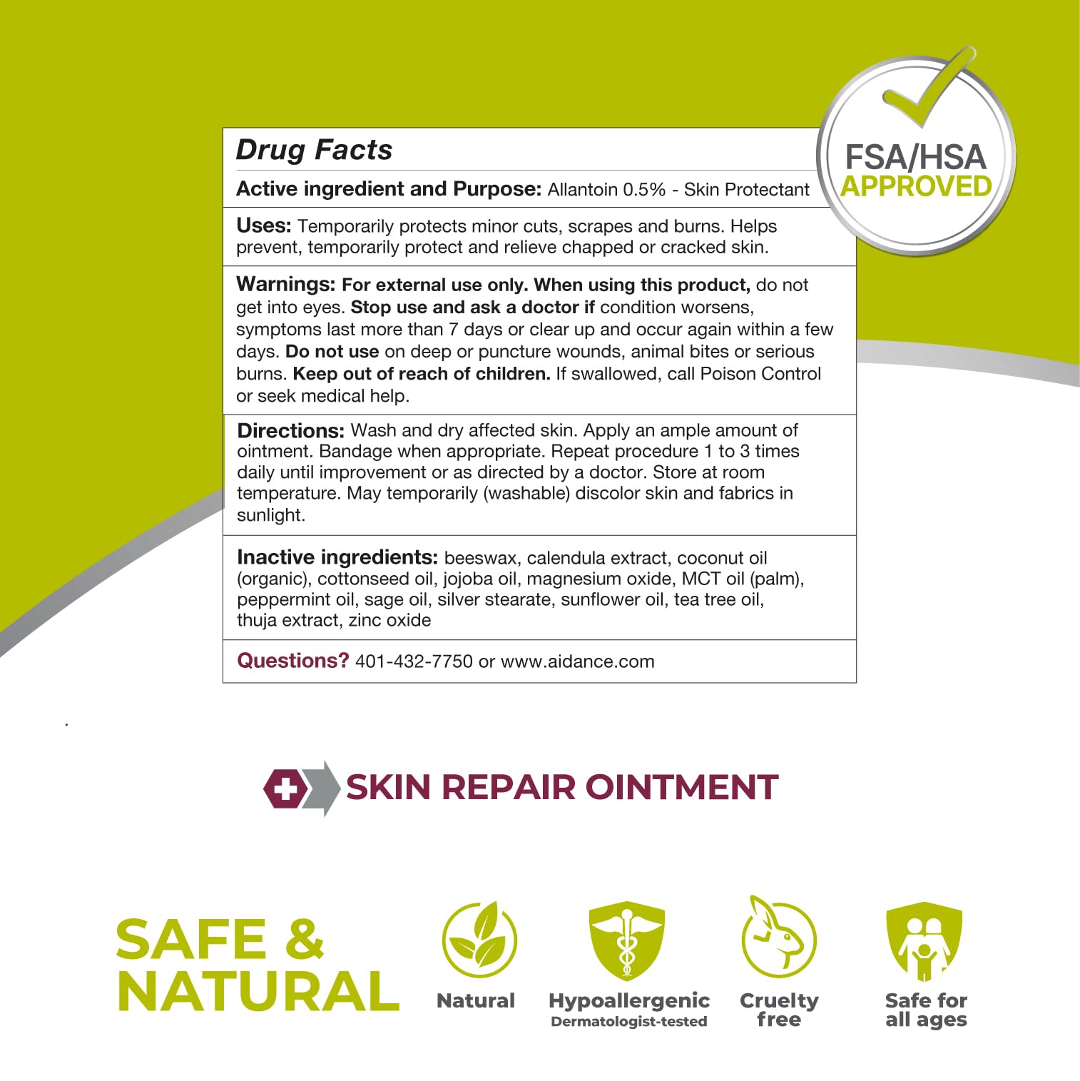 terrasil Skin Repair for Angular Cheilitis, Folliculitis, Impetigo, Lichen Sclerosus, Boils, Pitted Keratolysis, Fast Relief & Supports Healing. Dermatologist Tested & Hypoallergenic Approved (1oz)