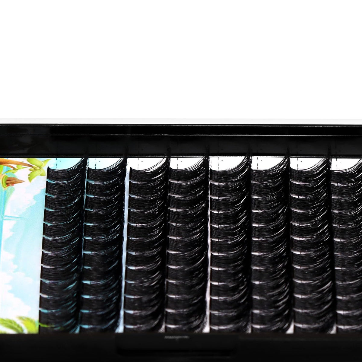 Dedila Large Pack 8-20mm to Choose D Curl Cluster Eyelash Extensions D Curl Wide Stem Individual False Eyelashes Dramatic Volume Eye Lashes Set Home DIY Lashes (12mm)