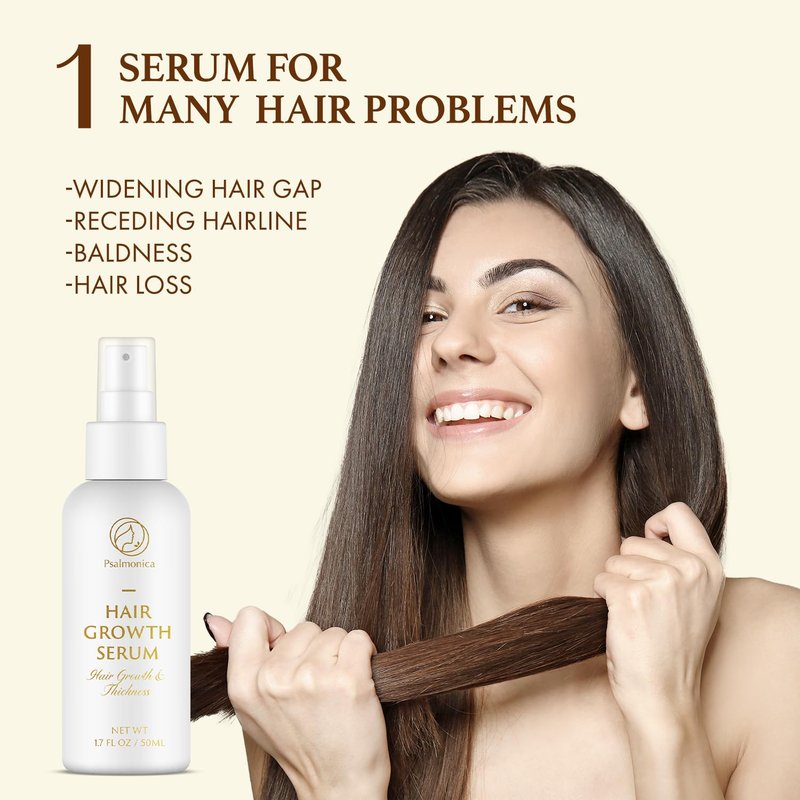Hair Growth Serum: Rosemary Batana Castor Oil Rice Water Biotin Hair Oils for Hair Growth - Hair Growth Thickening Product - Hair Loss Treatments for Women Men(1.7 Fl Oz (Pack of 2))