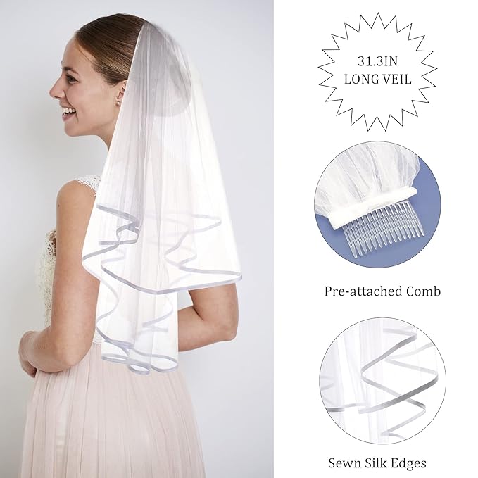 CIEHER Crystal Crown + Bride To Be Sash + Veil Set, Bachelorette Party Favors Bridal Shower Decorations