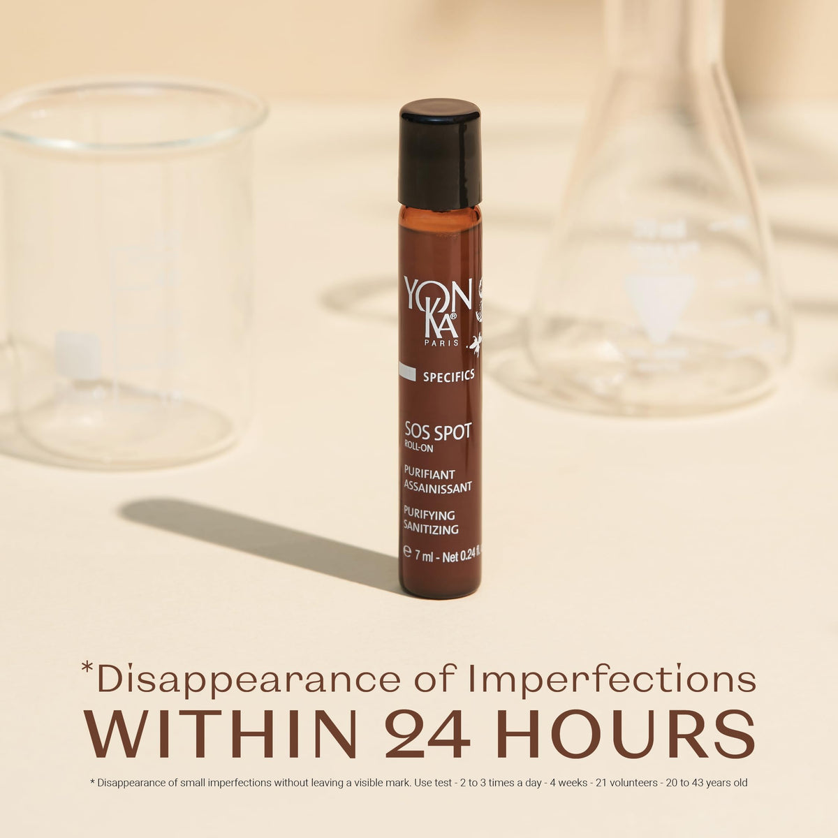 Yon-Ka SOS Spot Roll-On, Targeted Blemish Treatment, Travel Size