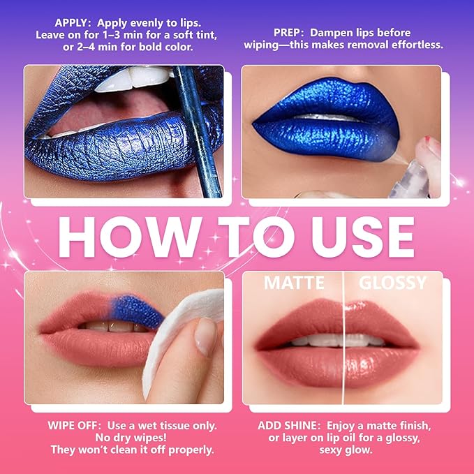 Jolilab Lip Stain Masque,Wipe Off Lip Tint,Waterproof,Transfer proof,Highly Pigmented,Ultra Long Lasting Lip Stain Peel off Makeup With Matte finish for All-day Wear.(#05 CARAMEL BROWN)