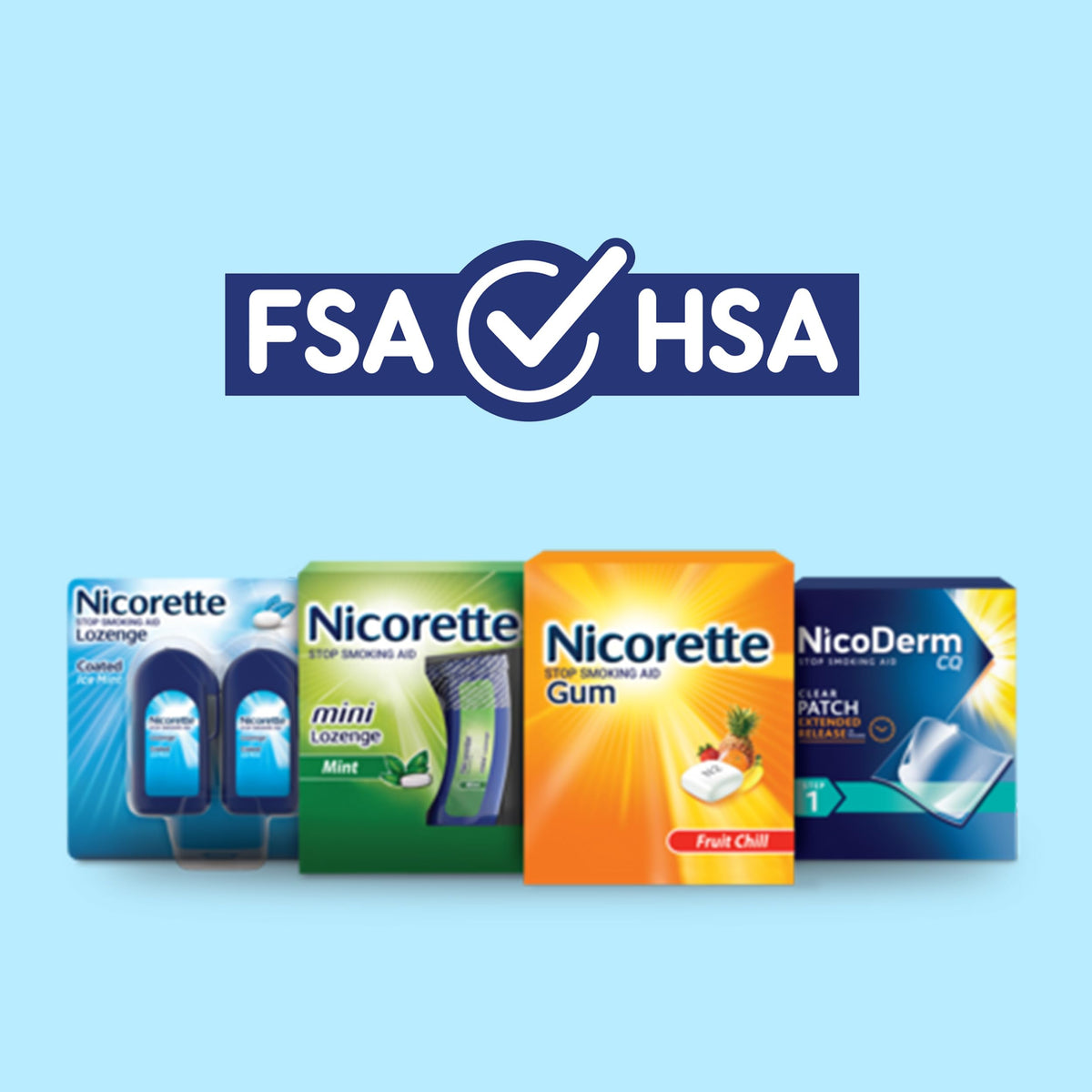 Nicorette Nicotine Gum Stop Smoking Aid, 2 mg, White Ice Mint Flavor - 200 Count