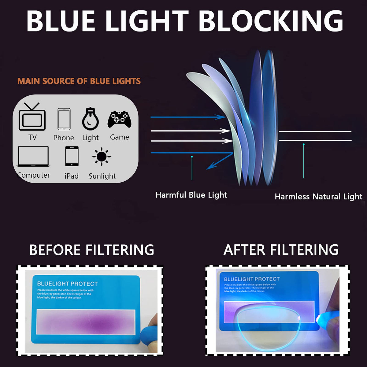 JJWELL 3 Pack Mens Reading Glasses Blue Light Blocking, Metal Rectangle Semi Rimless Readers for Men, Anti Eyestrain/Computer Glare/UV, Half Frame Spring Hinge Eyeglasses with Pouches(3.25)