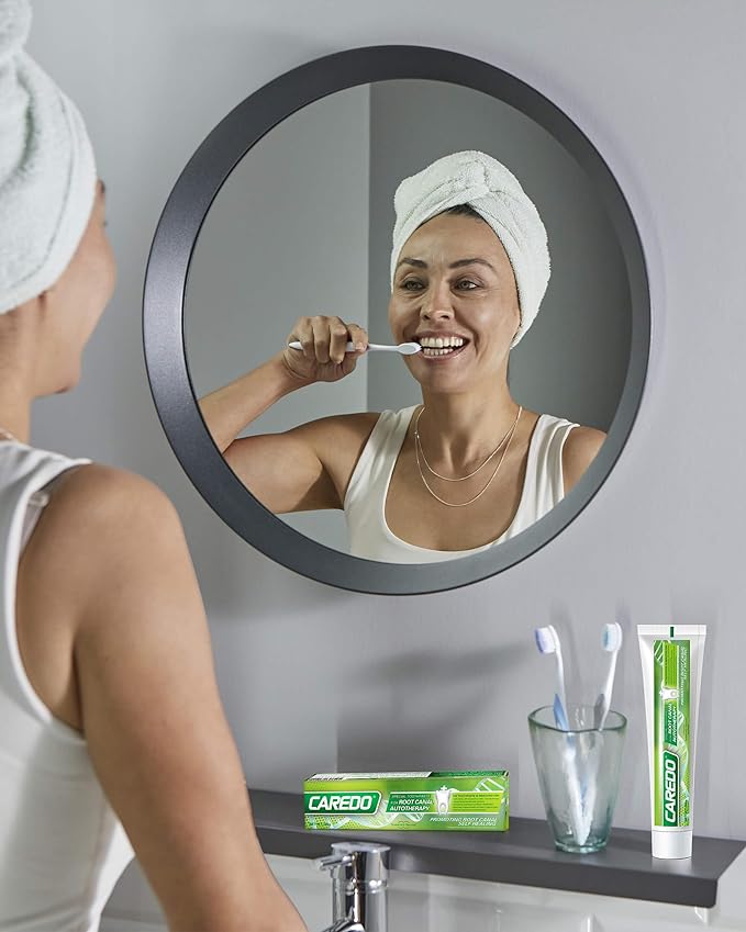 Toothpaste Gum Repair for Avoid Root Canal Therapy, Gingivitis Toothpaste fit Gum Care Pulpitis Pain, Mint Flavored 3.5 Oz x 2 Tubes, Both fit Youth Middle-Age & Elders Gift